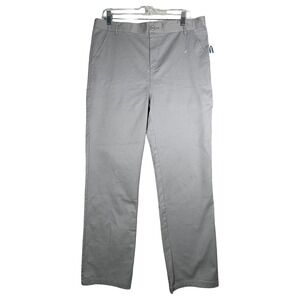 Old Navy Boys Earl Gray Twill Chino Uniform Pants School Casual Everyday Neutral